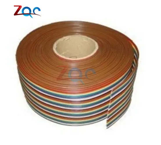 1 м 3 фута плоский кабель 40 Pin Радуга ленты IDC провода в наличии|cable pin|cable wireflat cable pin |