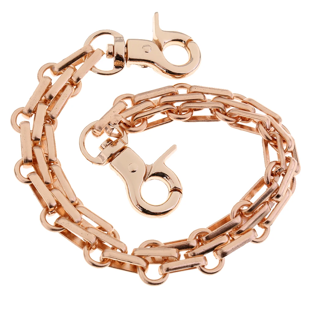 3Pcs Fashion Replacement Wrist Strap Chain Clutch Wristlet Purse Coin Bag Chain Handbag Strap 25cm Gold Bronze Silver