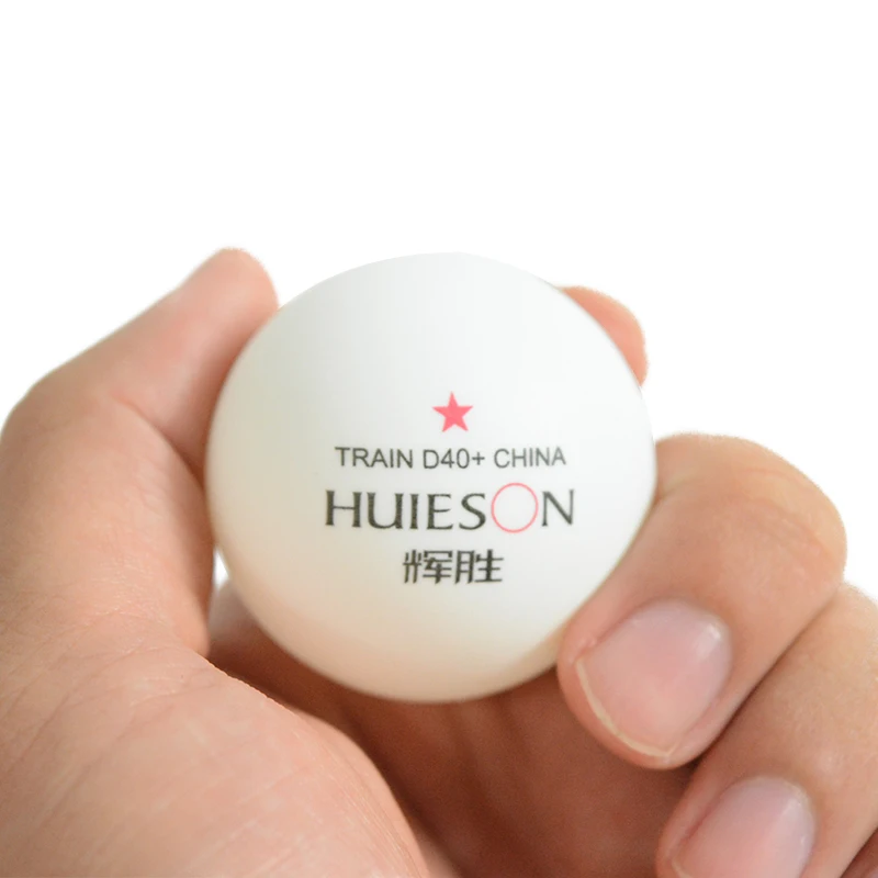 Huieson 100 шт./пакет ABS Пластик шарики для пинг-понга 40 мм+ один звезда новая Материал мячи для настольного тенниса для подростков Клуб Обучение D40