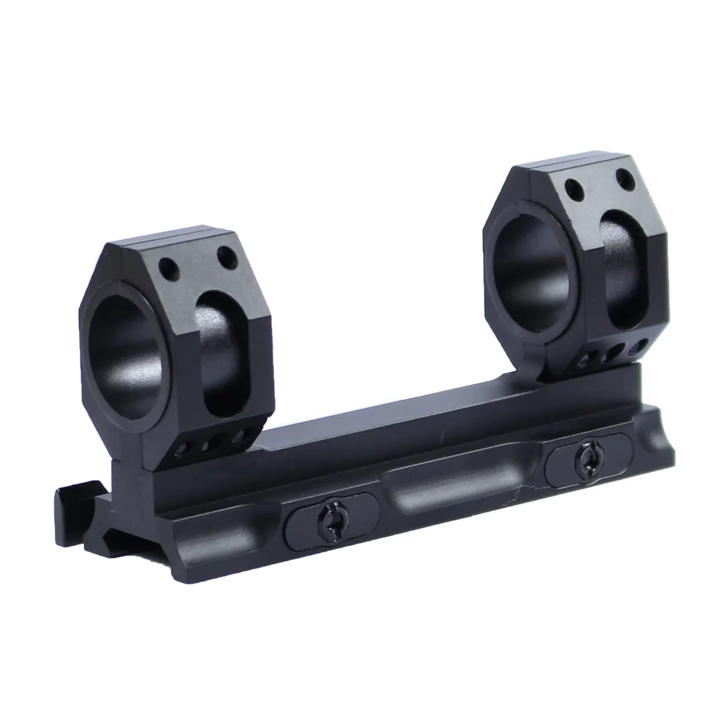 Tensdarcam Duplo Anel Cantilever Pesados Escopo Montar Liberação Rápida Picatinny Weaver Ferroviário Caça 25.4mm 30mm 7 Acessórios e suporte de extensão