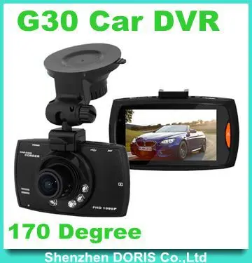 Best SellinG 2.7&quot G30 HD 1080P Car DVR Novatek Camera Vehicle Recorder Dash Cam With Motion Detection Night Vision G-sensor |