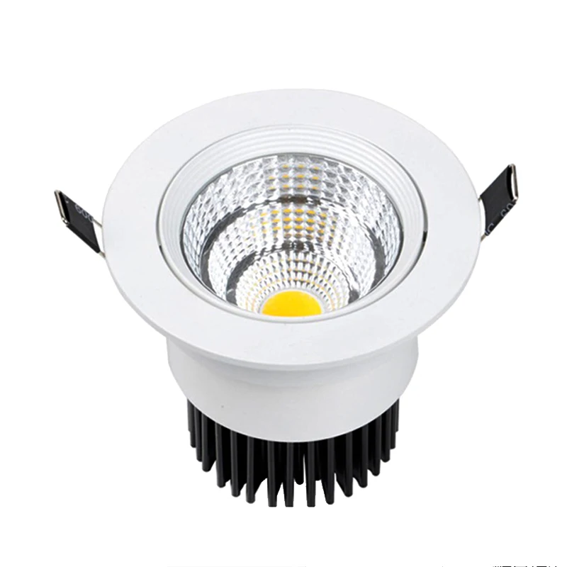 Super Bright Recessed LED Dimmable Downlight COB 5W 7W 10W 15W 20W 24W LED Spot light LED Decoration Ceiling Lamp AC85-265V