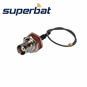 

Superbat IPX / u.fl to BNC female jack bulkhead pigtail 1.13mm cable 15cm for wireless