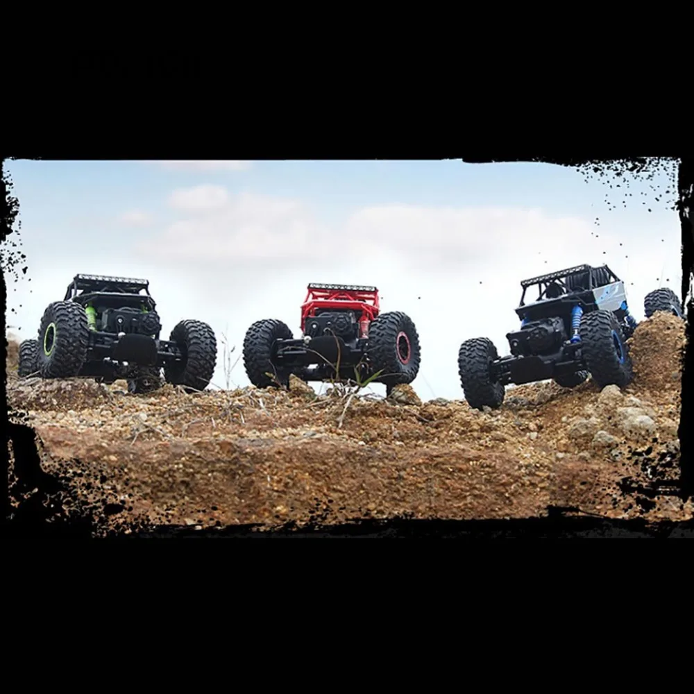 Pokich RC Car 4WD 2.4GHz Climbing Car 4x4 Double Motors Bigfoot Car Remote Control Off-Road Vehicle Model Toy