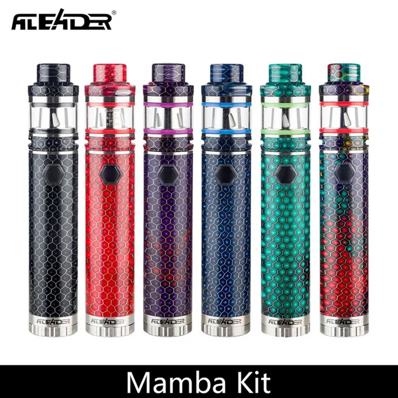 2019 новые оригинальные Aleader Мамба набор электронных сигарет комплект Starter Vape ёмкость батарея для 18650 батарея
