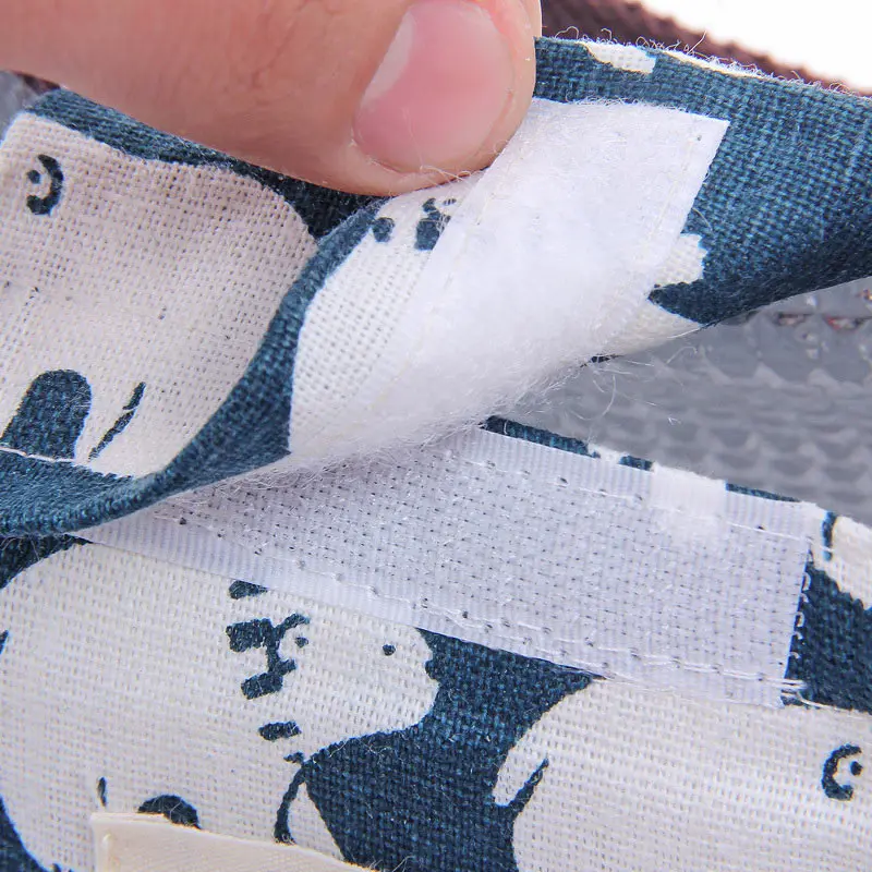 2018 Portable Canvas Waterproof Picnic Bag Insulation Package For Women Men Kids Lunch Food Storage Box Thermal Bag Cute Animal (13)
