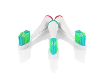 4PCS Electric Toothbrush heads for BLYL Brand & Rechargable Sonic Electric Toothbrush for Adults with 4 brush heads TB-1034