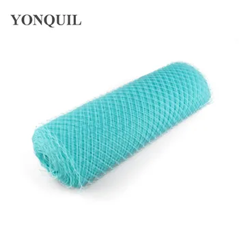 

10"25CM cyan or 26colors DIY Birdcage Veil fascinators Veiling Millinery hats nylon netting wedding Hair accessories 10yard/lot