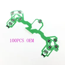 100 шт для PS4 проводящая пленка для контроллера пленочная клавиатура плоский гибкий ленточный кабель для playstation 4 joypad запасные части