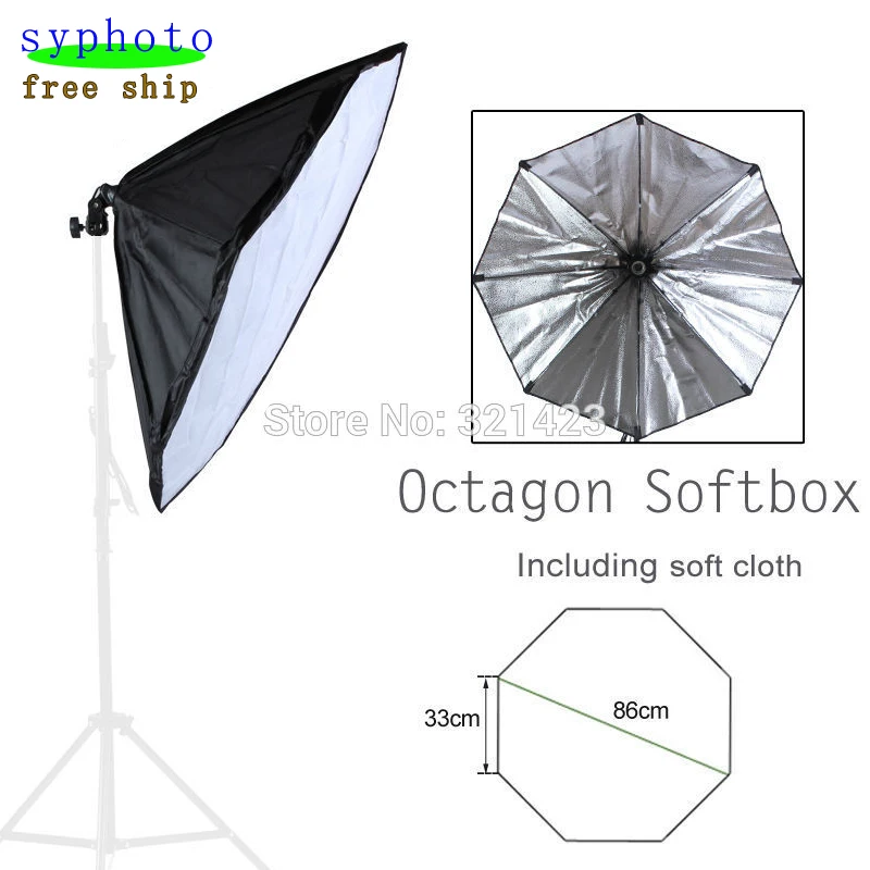

Free Shipping Professional Studio 86cm Octagon Softbox Reflector soft box NEW