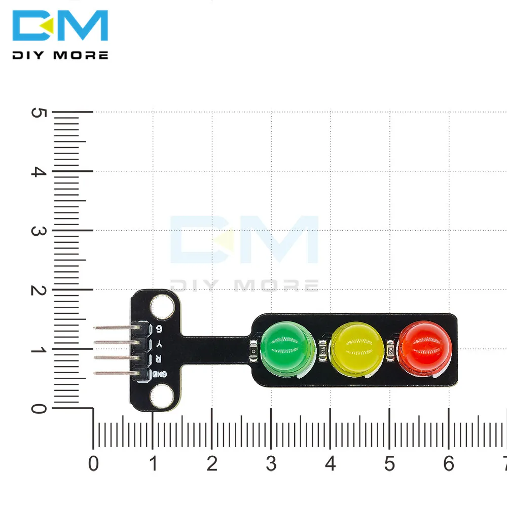 Мини 5V движения светильник светодиодный Дисплей модуль для Arduino красный желтый и зеленый цвета 5 мм светодиодный мини-трафика светильник для краски для дорожной светильник Системы модель