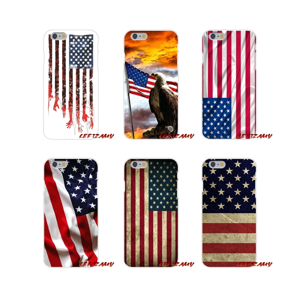 

Phone Shell Cases Flag of United States American New Style For Samsung Galaxy S3 S4 S5 MINI S6 S7 edge S8 S9 Plus Note 2 3 4 5 8