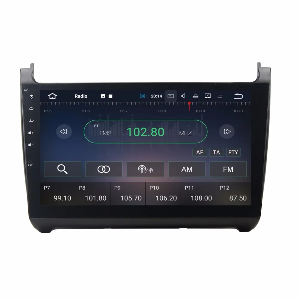 Cheap 10.1" Quad core Android 9.0 Car GPS radio Navigation for Volkswagen VW Polo 2014-2016 1