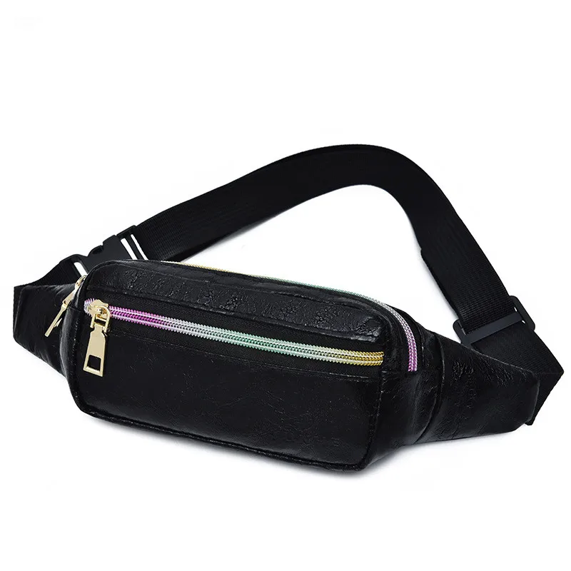 Новинка, многофункциональная модная сумка на плечо в стиле панк, светоотражающая лазерная сумка на плечо, женская сумка на пояс