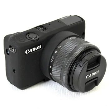 

Soft Silicone Rubber Camera Protective Body Cover Case Skin For Canon M10 EOS M10 Silicone Camera Bag Lens Bag Neoprene 4 Colors