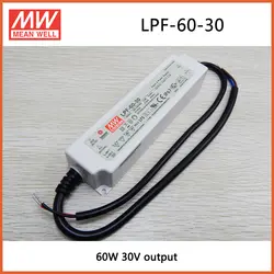 Meanwell LPF-60-30 30 в 2A meanwell LPF-60 30 в 60 Вт одиночный выход Индикатор импульсный источник питания