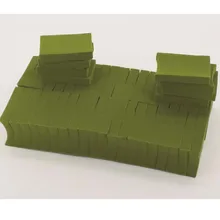 Coshine 100 шт./лот-Латекс 40 Wadges площади макияж Salon Professional Губка лица Красота Треугольники латекса распоряжении губка