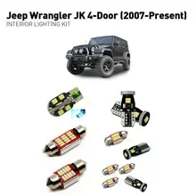 Светодиодные внутренние фары для Jeep wrangler jk 4 дверные 2007 + шт.