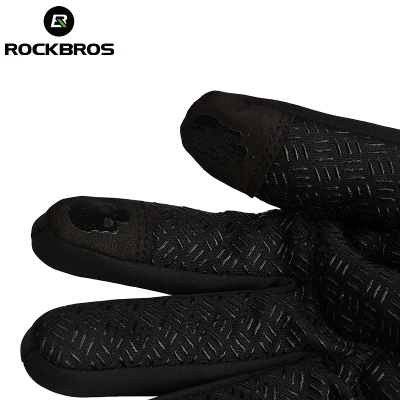 ROCKBROS нескользящие перчатки для сноуборда и лыж теплые водонепроницаемые с