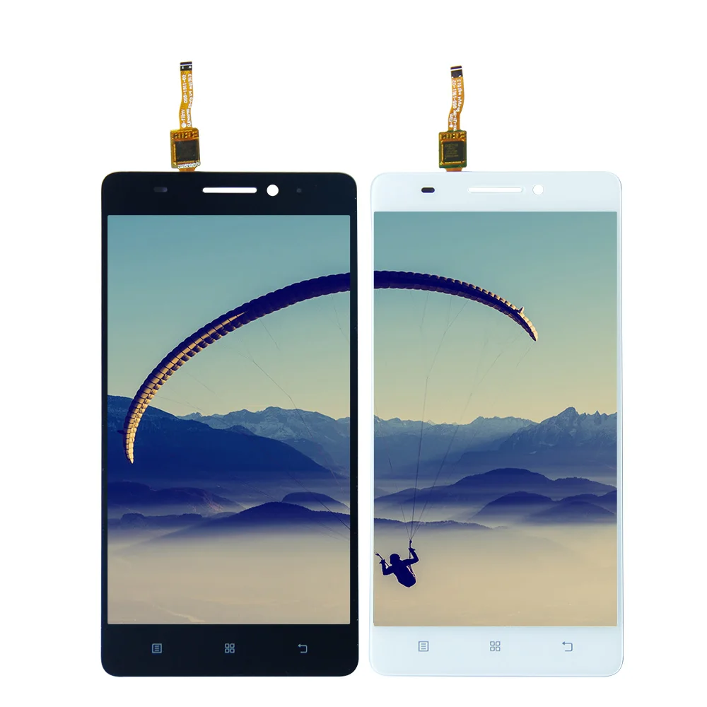 

5.5" For Lenovo S8 A7600 A7600M Touch Screen Digitizer LCD Display Assembly Black/White Color Free Shipping