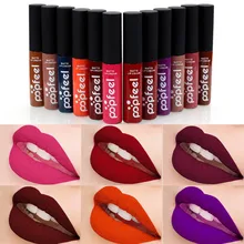 

Brand Makeup Lipstick Lip Gloss Matte Lip Cream 12color Pansy Everlasting Wow Labiales Matte Liquid Lipstick Cashmere Tattoo Ruj