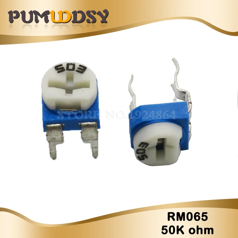 20 шт RM065 RM-065 50K ohm 503 RM065-503 триммер регулируемый резистор потенциометра