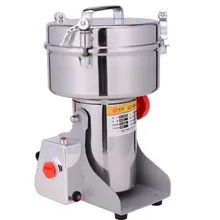 voltege 220V/110V 1000g food grade stainless steel household swing type electric corn mill grinder voltege 220V/110V 1000g food grade stainless steel household swing type electric corn mill grinder