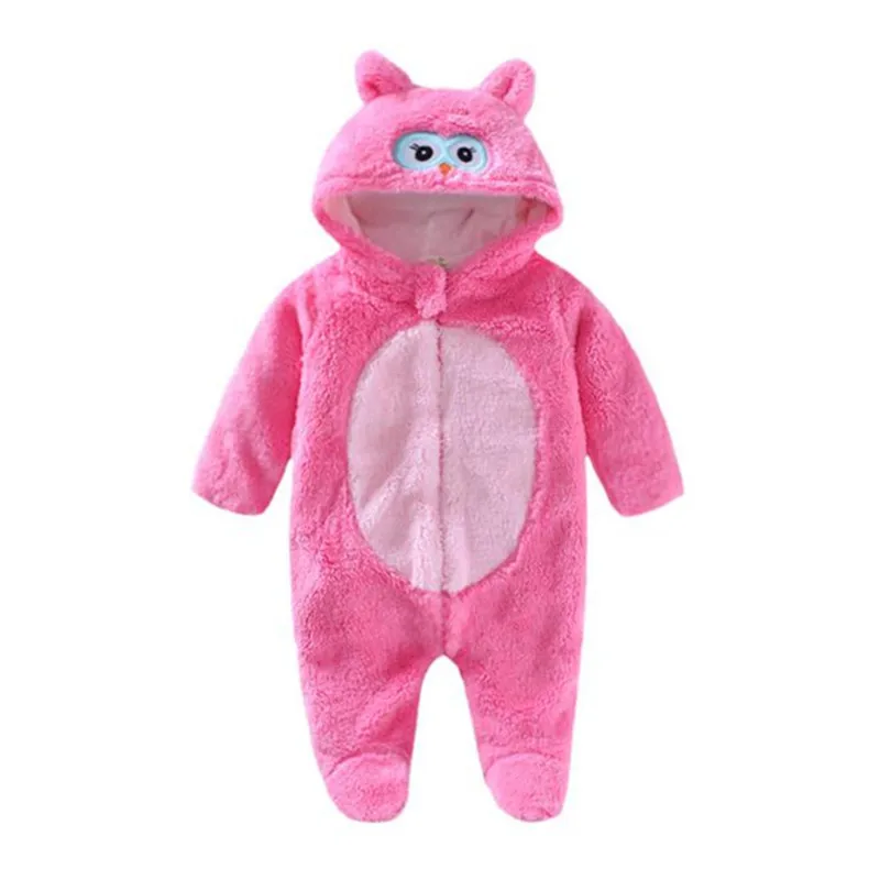 

Soft Warm Unisex Newborn Animal Bear Clothing Warm Snowsuit One-Pieces Winter Baby Rompers Hoodies Girls Boys Jumpsuit Clothing