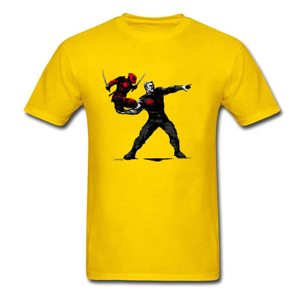 

Black Devil PK Deadpool Battle Tops T Shirt Mens Cool Marvel Dead Pool Wade Wilson Tee Shirts Homme Funny Great Tshirts Men
