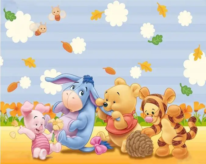 

Winnie The Pooh Diamond Painting Crystal Diamond Embroidery Cross Stitch Cartoon 5d Diamond Mosaic Painting Home Decor Unframed