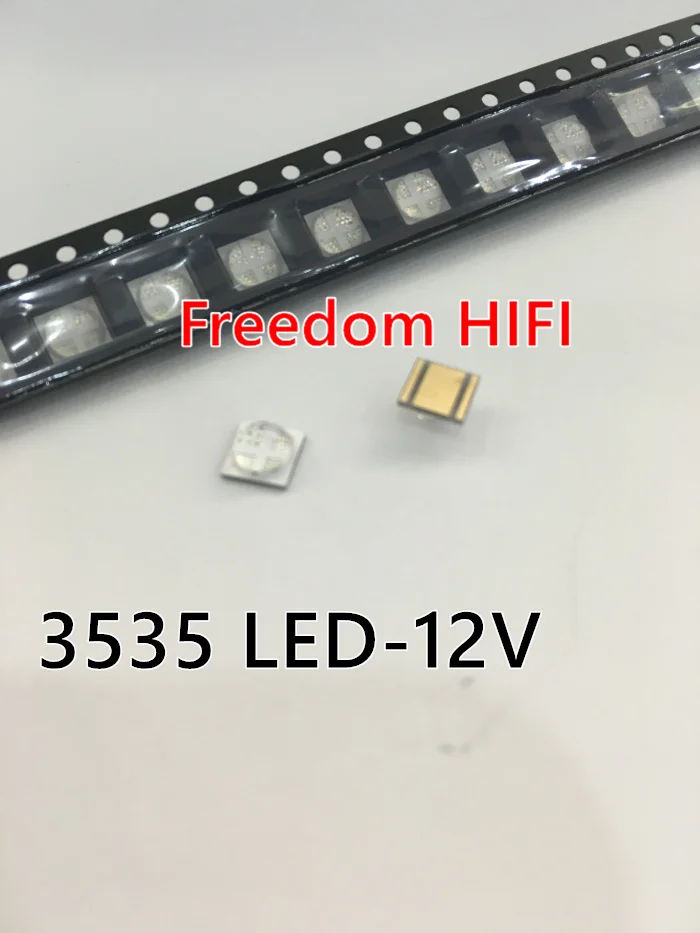 100 шт. API 3535 синий светодиодный высокое Мощность smd-диоды 1-3 Вт 350ma 80-90lm 455-458nm высокого напряжения smd 3535