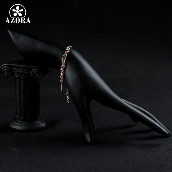 AZORA Multicolour Exquisite Ball Rose Gold Color Stellux Austrian Crystal Jewelry Bracelets TS0027