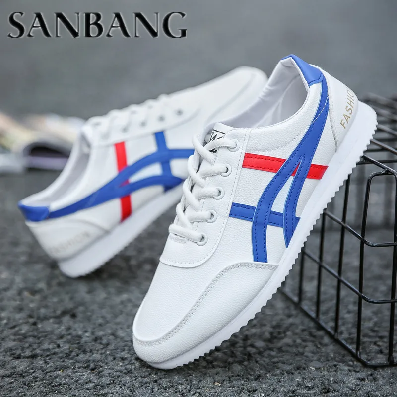 

Men shoes 2018 new fashion casual students white board shoes men trend of breathable canvas shoes zapatos hombre wx5