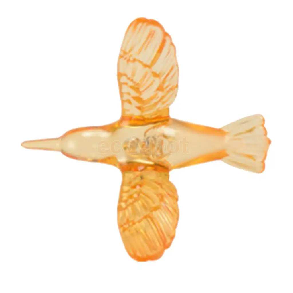 Акриловое подвесное украшение в виде птиц для свадьбы, дома, потолка, спальни, окна, подвесное украшение - Цвет: Orange