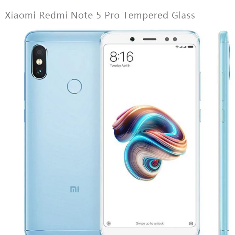 

Full Cover For Xiaomi Redmi Note 5 Pro Case Tempered Glass Screen Protector On The Ksiomi Xiomi Xiami Xaomi Red Mi Not Note5pro