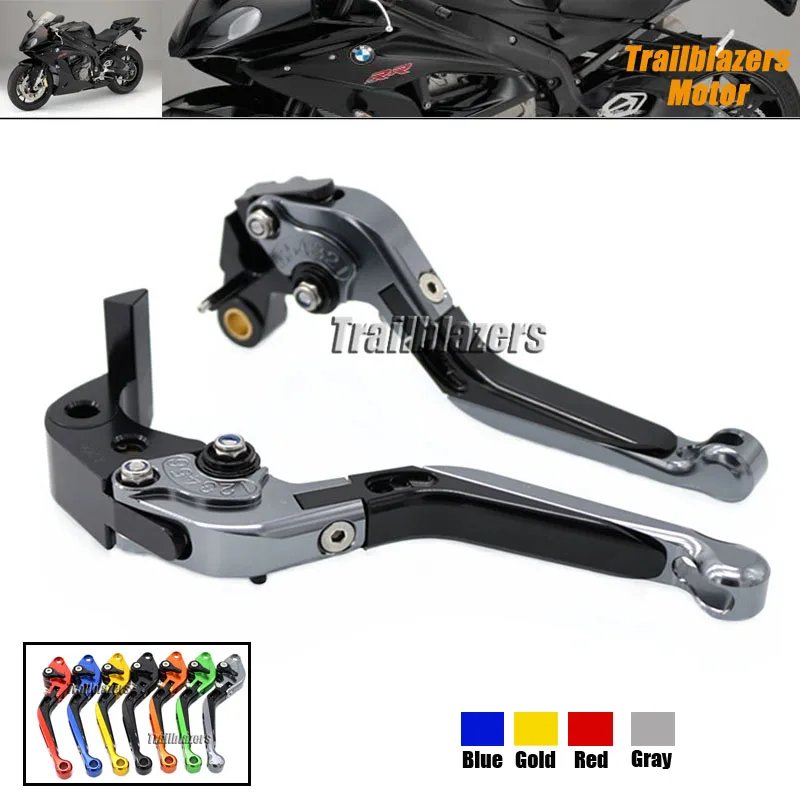 

For BMW S1000RR 2010-2016 S1000R 2014-2016 Aluminum Folding Extendable Brake Clutch Levers Black and Gray