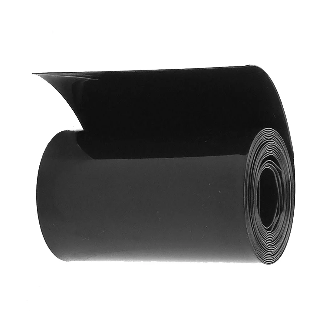 JFBL Hot 70mm/44mm PVC Heat Shrink Tubing Wrap Black 2m 6.5ft for 18650