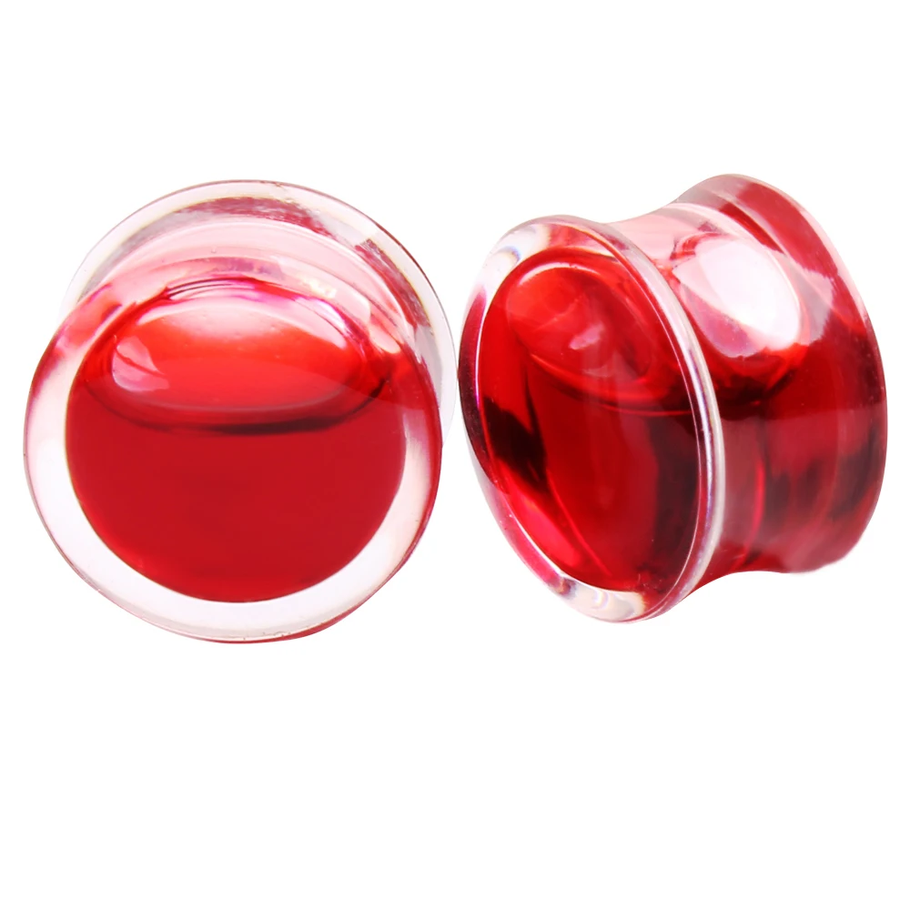

Acrylic Ear Plug Tunnels Cute Ear Expanders Fit Ear Flesh Tunnel Gauges Piercing Ear Stretcher Jewelry Clear