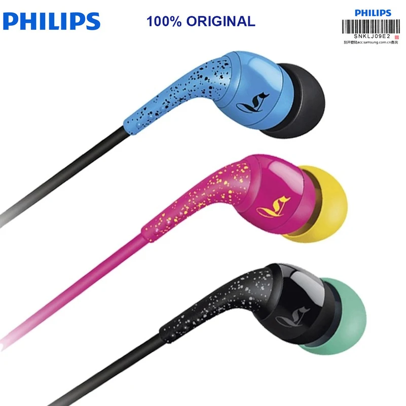 Philips Sho1100 Mp3 наушники вкладыши строгие басы для мальчиков и девочек официальные