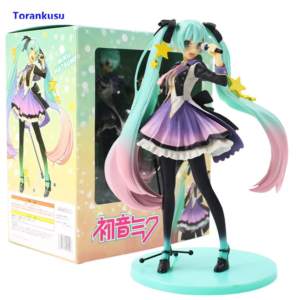 

Hatsune Miku TAITO Figure Singing Song PVC Action Figure Hatsune Miku Figure 10th Anniversary Collectible Model Toy XPC