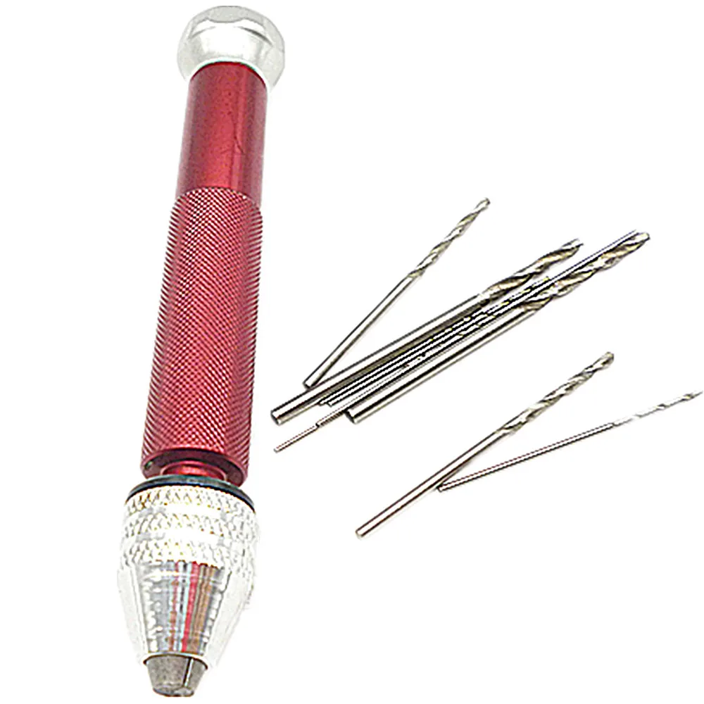 10pc 0.6 2.0mm Mini Hss Twist Drill Bit Micro Drill Bit Set With 1pc