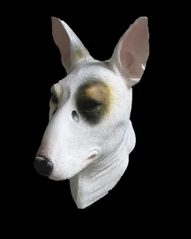 

Funny Animal Party Costume Mask Bull Terrier Dog Mask for Adult Party