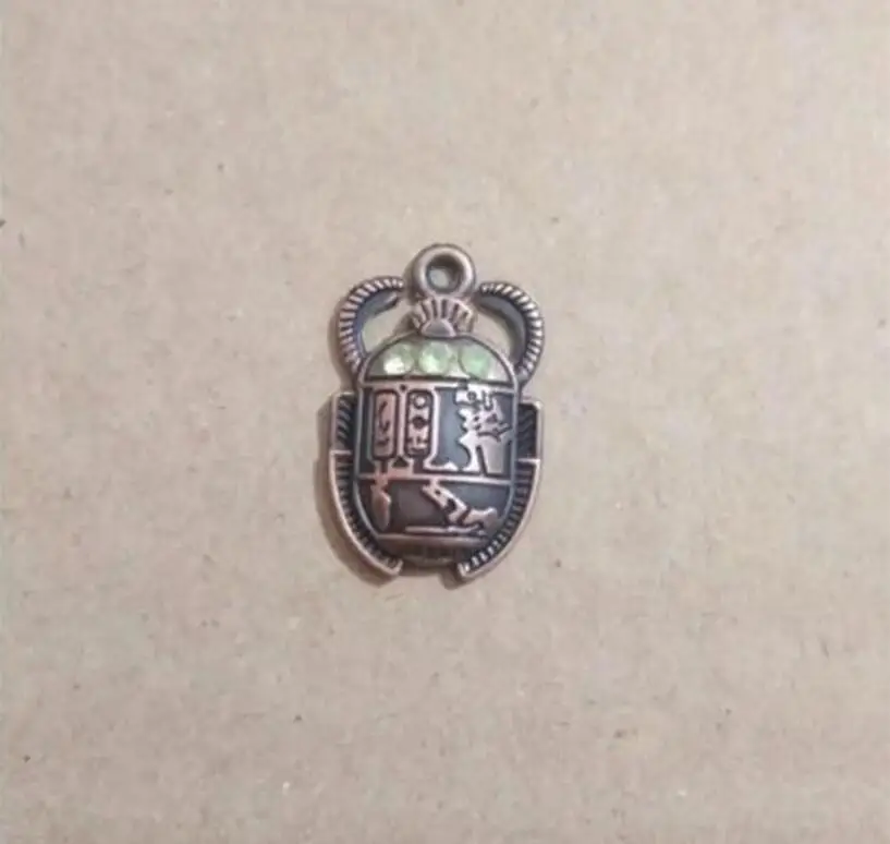 

5pcs 16*26mm Rhinestone Egyptian Scarab ladybug With Charm , ScarabBeetle Charm Pendant For Necklace Bracelet Jewelry making