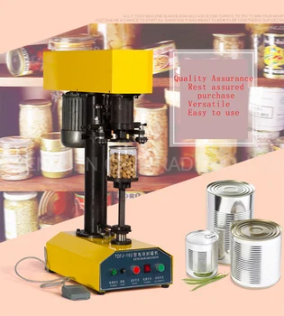 

Free shippingbyTDFJ-160 Desk-top automatic container capping machine,cans sealing machine,paper cansk,cover pot metal machine