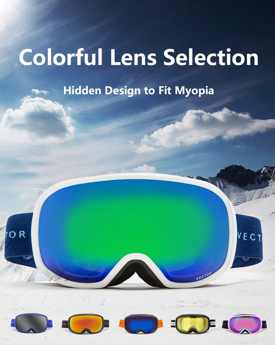OTG лыжные очки, зимние спортивные очки для сноуборда, для мужчин и женщин, сферические лыжные очки, Противотуманные Солнцезащитные очки для улицы