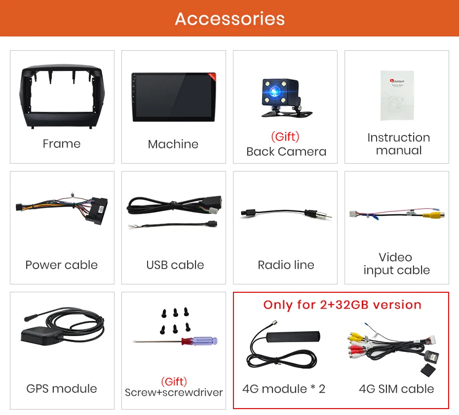 Sale Junsun V1 pro 4G + 64G Android 9.0 DSP For Hyundai Tucson 2 ix35 2011 - 2014 Car Radio Multimedia Video Player GPS RDS 2 din dvd 36