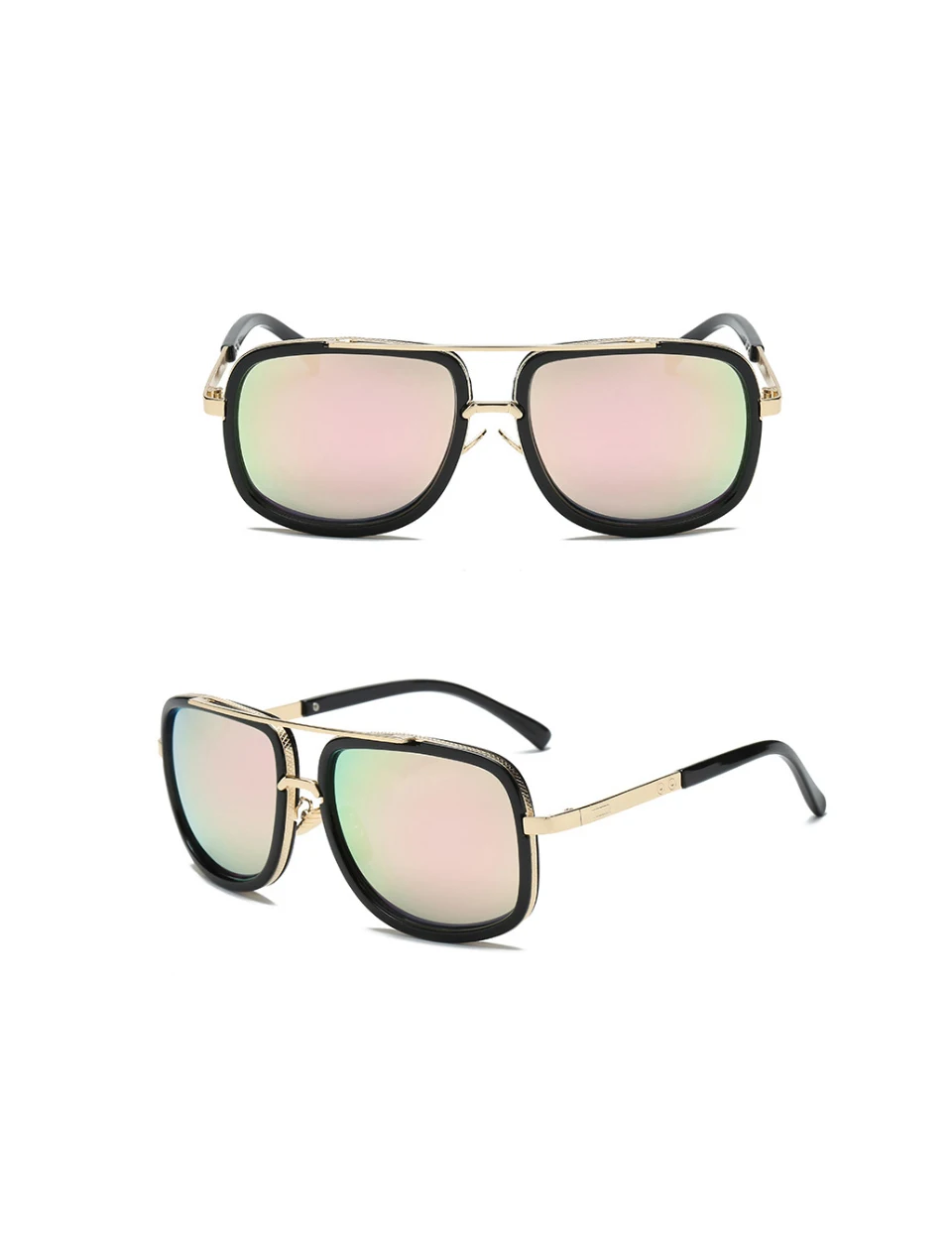 jumlai 2019 New Fashion Big Frame Sunglasses Men Square Fashion Glasses for Women High Quality Retro Sun Glasses Vintage Gafas (11)