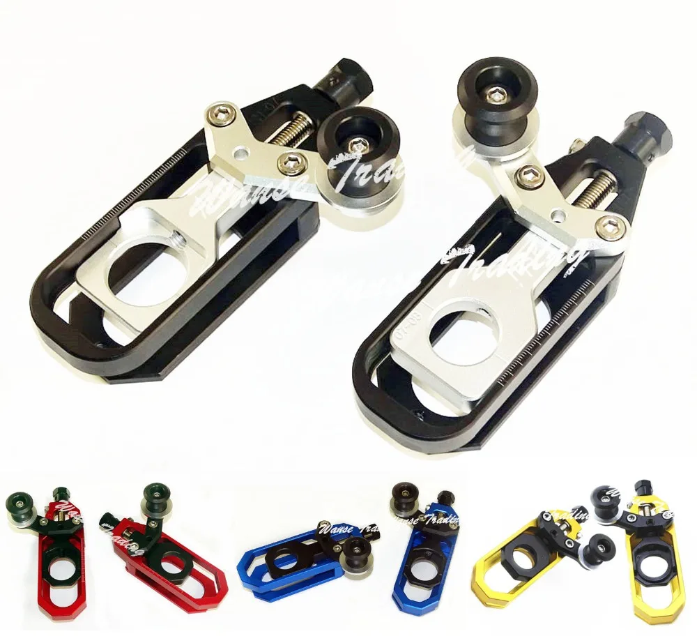

Motorcycle CNC Aluminum Chain Adjusters with Spool Tensioners Catena For Yamaha YZF R6 2008 2009 2010 2011 2012 2013 2014 2015