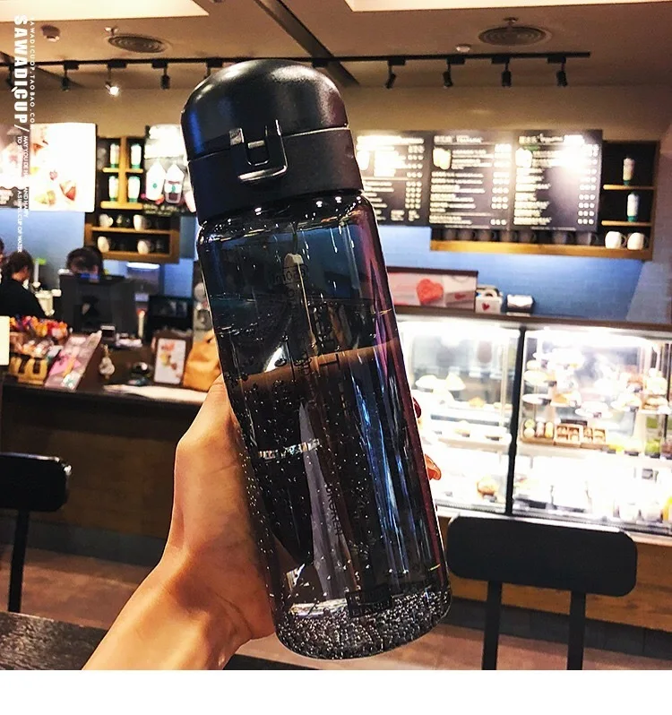 Популярные спортивные бутылки для воды 650 ml Протеин шейкер для путешествий портативный герметичные тритановый пластиковый питья bpa Бесплатный Тренажерный зал Отдых на природе