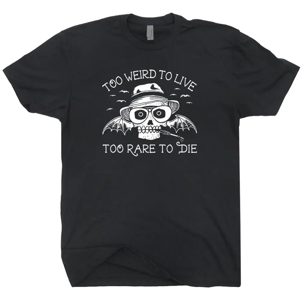 

Hunter S Thompson T Shirt Too Weird To Live Fear and Loathing in Las Vegas Tee
